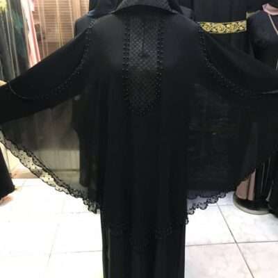 Black Pearl Eagle Abaya