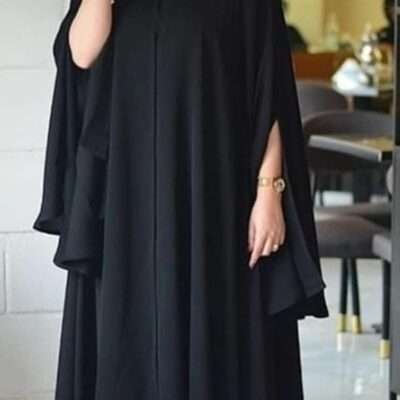 Simple Designer Sleeves Abaya