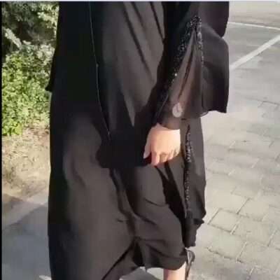 Black Simple Abaya