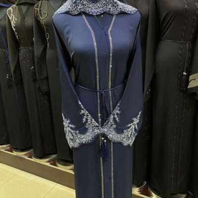 Blue Lace Abaya