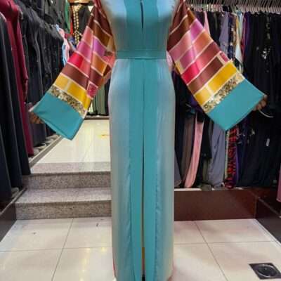 Rainbow Shrug Abaya