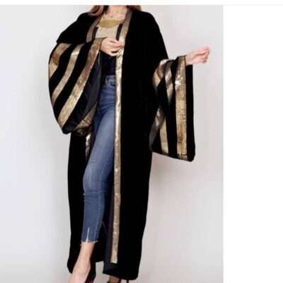 Sequence Coat Abaya