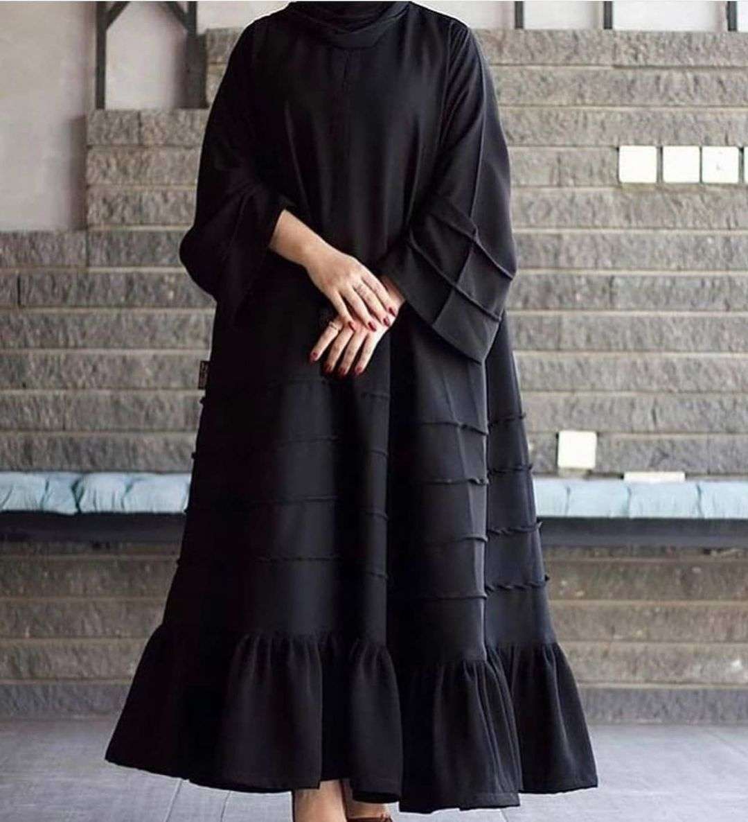 Abaya on sale with frills