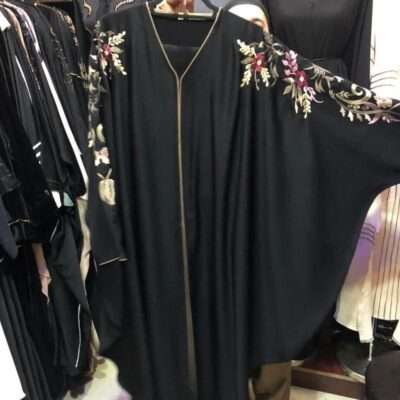 Flower Embroidery Designer Abaya