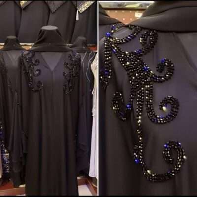 Black Beats Kaftan Abaya