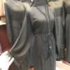 Black Beats Leaf Abaya - Image 2