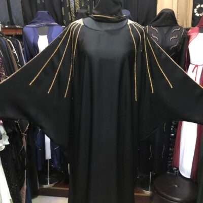 Golden Lace Kaftan Abaya