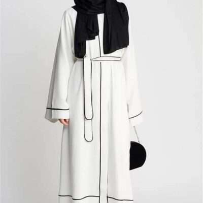 White Decent Abaya