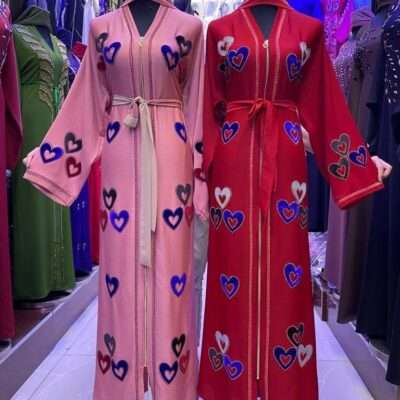 Heart Colorful Abaya