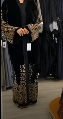 Velvet Designer Abaya