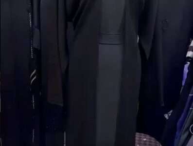 Black Shrug Simple Abaya