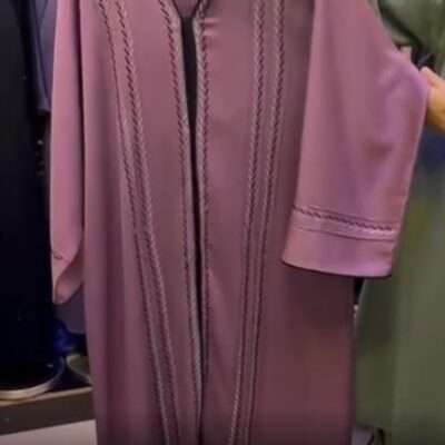 Purple Diamond Abaya