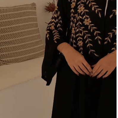 Zari Handwork Abaya