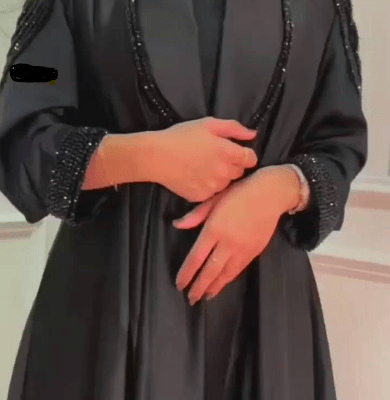 Collar Beads Abaya