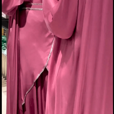 Silk Shrug Abaya