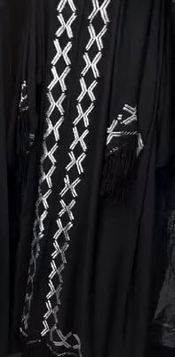 Cross Overloaded Embroidery Abaya
