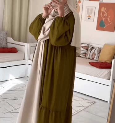 Daily Wear Cuff Sleeves Shrug Abaya