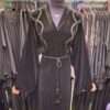 Velvet Coss Beaded Abaya