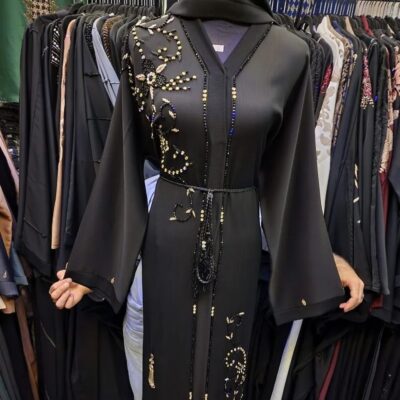 Elegant Beaded Abaya