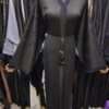 Back Side Beads Work Abaya
