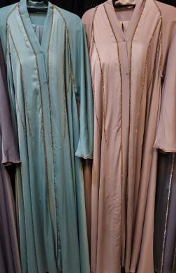 Golden Lace Liner Abaya