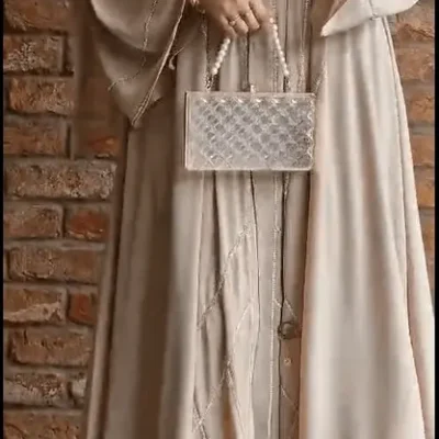 Frok Lace Designer Abaya