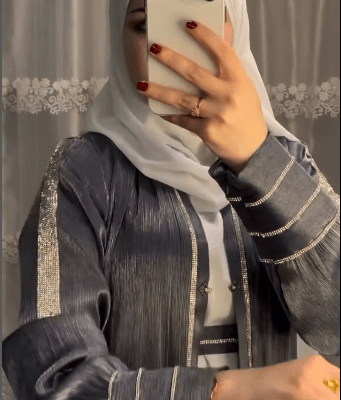 Organza Lace Shrug Abaya