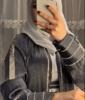 Organza Lace Shrug Abaya