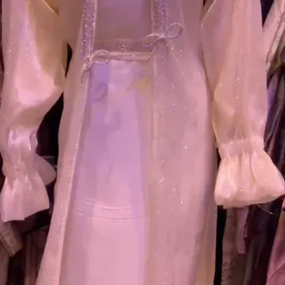 Arabic Lace Shrug Abaya