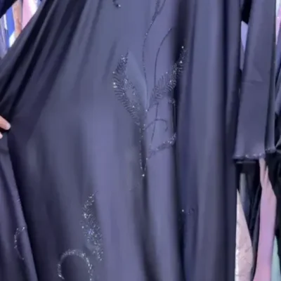 Black Mini Designer Abaya