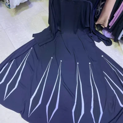 Bottom Button Designer Abaya