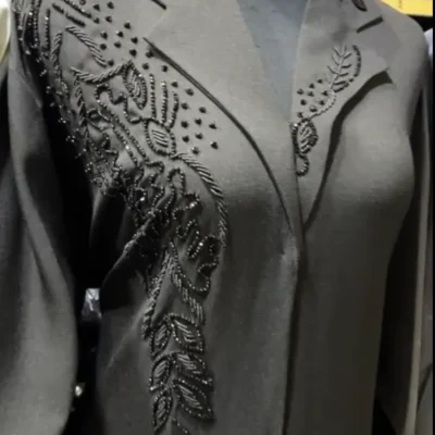 Coat Handwork One Sided Abaya