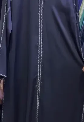 Designer Embroidered Diamond Abaya