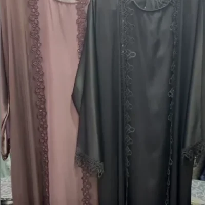 Diamond Ring Lace Shrug Abaya