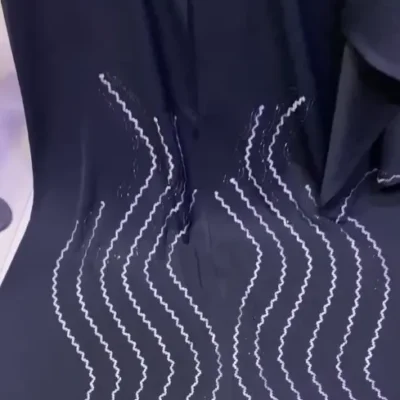 Embroidery Diamond Designer Abaya