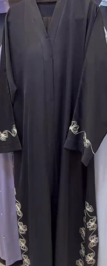 Flower Embroidery Abaya