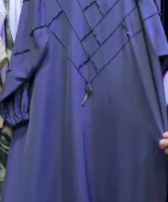 Hand Design Cuff Sleeves Abaya