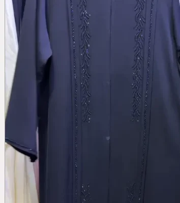 Heavy Front Back Designer Abaya