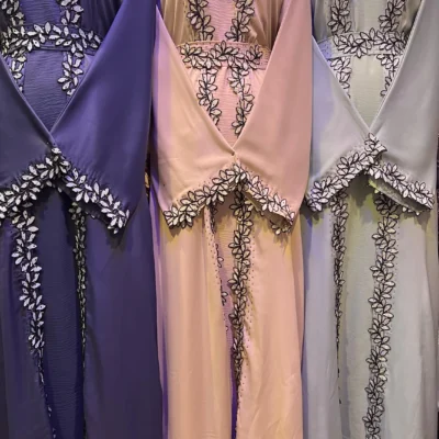 Heavy Lace Shrug Abaya