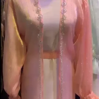 Organza Arabic Shrug Abaya