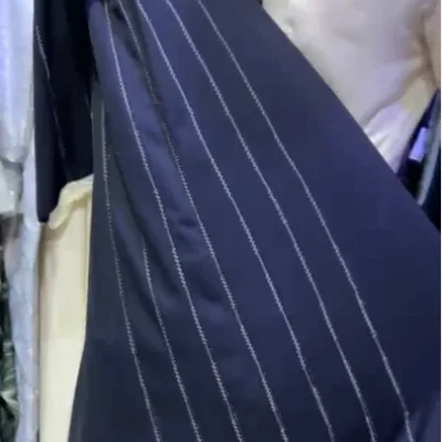 Parallel Sided Embroidery Abaya