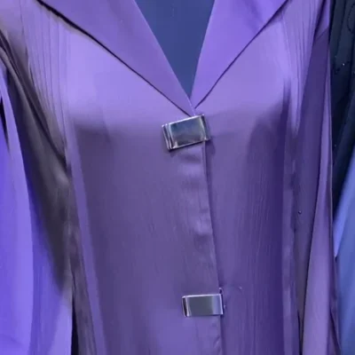 Pleated Coat Abaya
