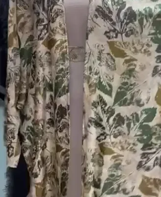Printed Diamond Kaftan Abaya