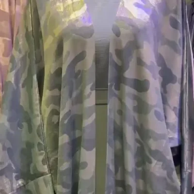 Printed Shrug Abaya