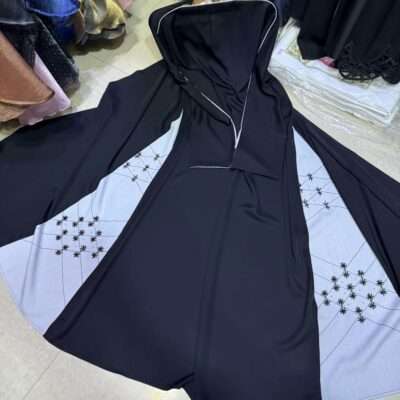 Green Sided Work Abaya