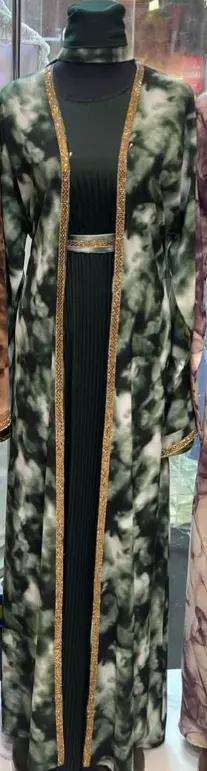 Printed Shrug Abaya Designs - Image 4