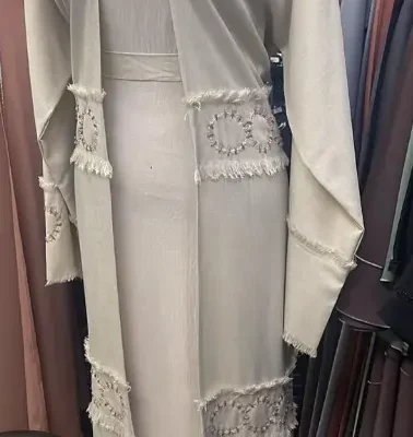 Arabic Shrug Fur Ring Abaya