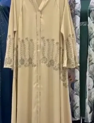 Centre Flower Designer Abaya