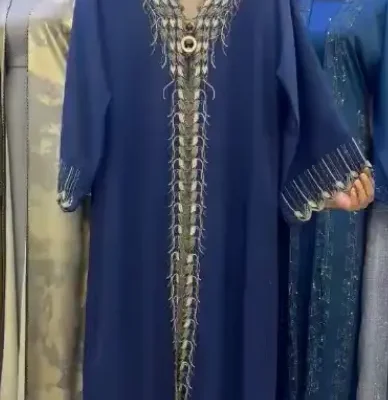 Classy Embroidery Shrug Abaya