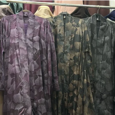 Dark Printed Abaya